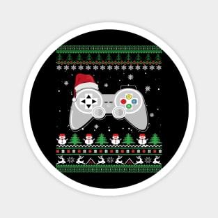 christmas 2023 - gamer ugly christmas 2023 Magnet